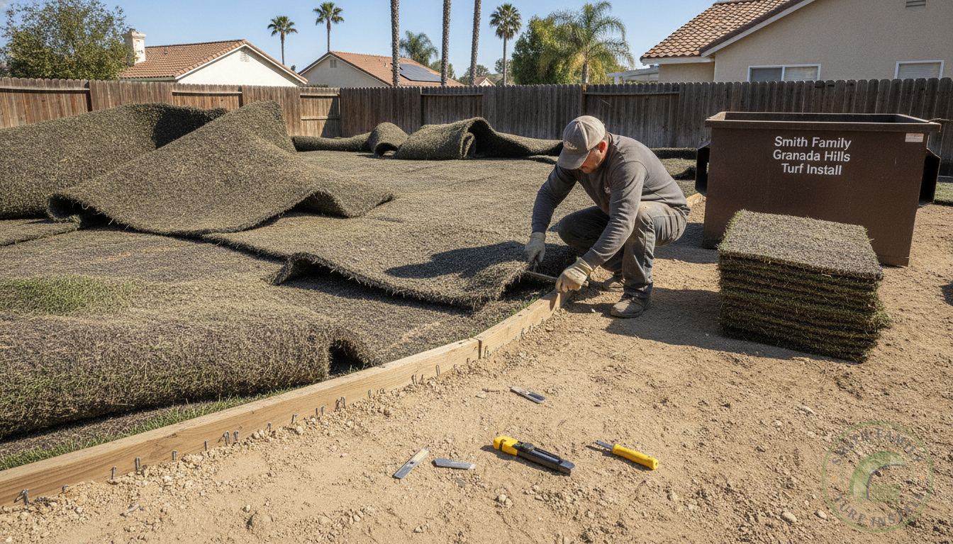 Artificial Turf Removal and Replacement